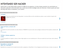 Tablet Screenshot of intentando-ser-hacker.blogspot.com