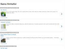Tablet Screenshot of kasvuihmiseksi.blogspot.com