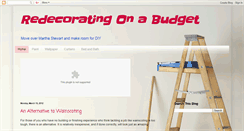 Desktop Screenshot of homedecoratingonabudget.blogspot.com