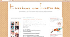 Desktop Screenshot of escribemeunailustracion.blogspot.com