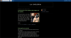 Desktop Screenshot of lacheleria.blogspot.com