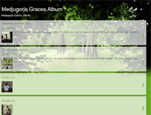 Tablet Screenshot of medjugorjegracesalbum.blogspot.com