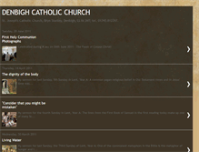 Tablet Screenshot of denbighcatholicchurch.blogspot.com