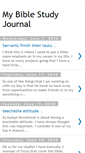 Mobile Screenshot of dansbiblestudyjournal.blogspot.com