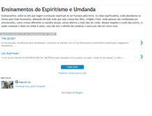 Tablet Screenshot of espiritismoevoluido.blogspot.com