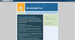 Desktop Screenshot of fairpedregalhoa.blogspot.com