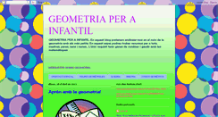 Desktop Screenshot of geometriaperinfantil.blogspot.com