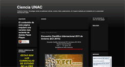 Desktop Screenshot of cienciaunac.blogspot.com