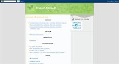 Desktop Screenshot of enlacessociales.blogspot.com