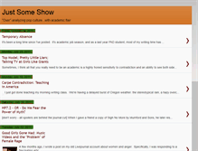 Tablet Screenshot of justsomeshow.blogspot.com