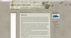 Desktop Screenshot of noeasybeads.blogspot.com