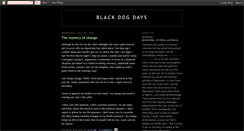 Desktop Screenshot of blackdogdays.blogspot.com