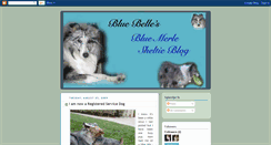 Desktop Screenshot of bluemerlesheltie.blogspot.com