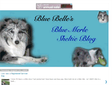 Tablet Screenshot of bluemerlesheltie.blogspot.com