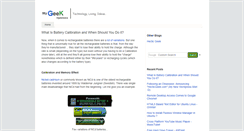 Desktop Screenshot of mygeekopinions.blogspot.com