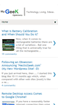 Mobile Screenshot of mygeekopinions.blogspot.com