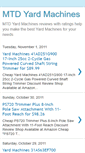 Mobile Screenshot of mtdyardmachines.blogspot.com