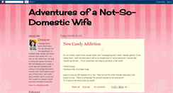 Desktop Screenshot of notsodomesticwife.blogspot.com