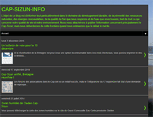 Tablet Screenshot of cap-sizun-info.blogspot.com