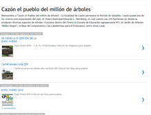 Tablet Screenshot of cazonelpueblodelmillondearboles.blogspot.com