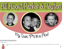 Tablet Screenshot of parkerandpeyton.blogspot.com