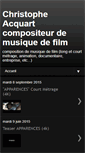 Mobile Screenshot of christopheacquart.blogspot.com