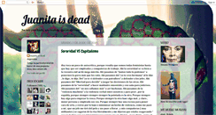 Desktop Screenshot of juanitaisdead.blogspot.com