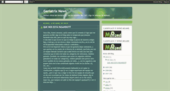 Desktop Screenshot of geriatrixnews.blogspot.com