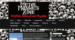 Desktop Screenshot of metalmaniacszine.blogspot.com