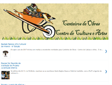 Tablet Screenshot of canteirosdeobrascentrodeculturaeartes.blogspot.com