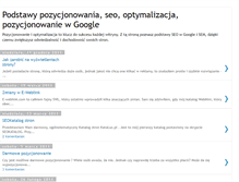 Tablet Screenshot of optymalizacja24.blogspot.com