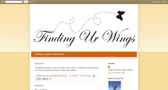 Desktop Screenshot of findingurwings.blogspot.com