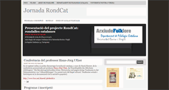Desktop Screenshot of jornadarondcat.blogspot.com