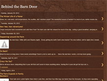 Tablet Screenshot of behindthebarndoor.blogspot.com