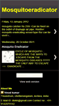 Mobile Screenshot of mosquitoeradicator1.blogspot.com