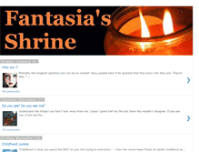 Tablet Screenshot of fantasiashrine.blogspot.com