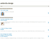 Tablet Screenshot of ambrelladesign.blogspot.com