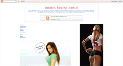 Desktop Screenshot of iberia-hot-bikini-girls.blogspot.com