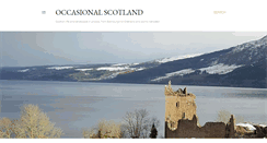 Desktop Screenshot of occasionalscotland.blogspot.com