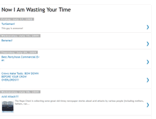 Tablet Screenshot of nowiamwastingyourtime.blogspot.com