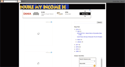Desktop Screenshot of doublemyincome.blogspot.com