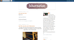 Desktop Screenshot of hibernationtwentyten.blogspot.com