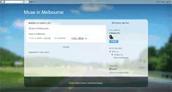 Desktop Screenshot of museinmelbourne.blogspot.com