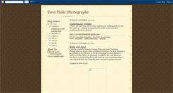 Desktop Screenshot of daveblakephotography.blogspot.com