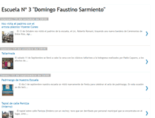 Tablet Screenshot of escuela3sarmiento.blogspot.com