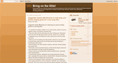 Desktop Screenshot of bring-on-the-glitz.blogspot.com