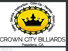 Tablet Screenshot of crowncitybilliards.blogspot.com