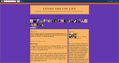 Desktop Screenshot of living-the-cfs-life.blogspot.com