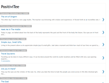 Tablet Screenshot of positivitee.blogspot.com