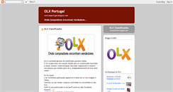 Desktop Screenshot of olxportugal.blogspot.com